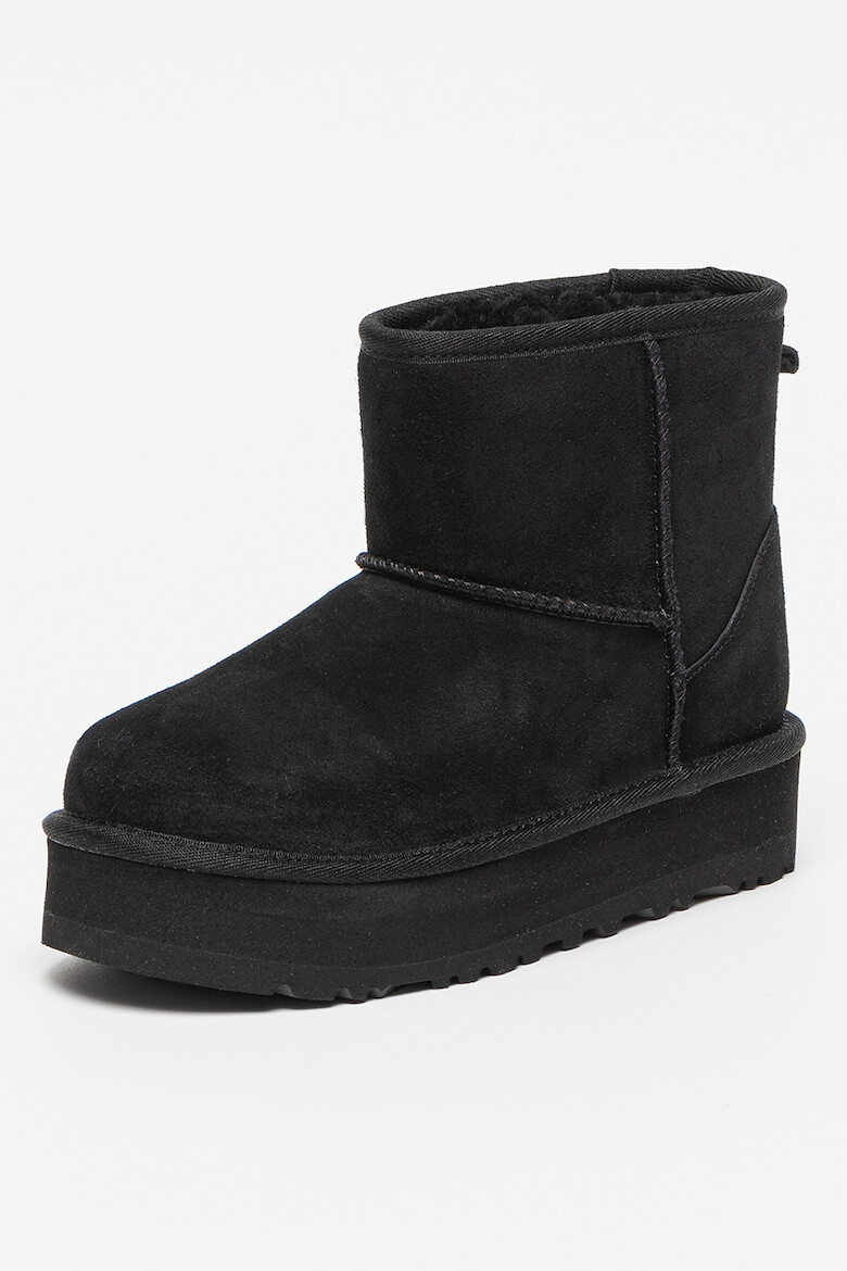 UGG Ghete de piele intoarsa fara inchidere Classic Mini - Pled.ro