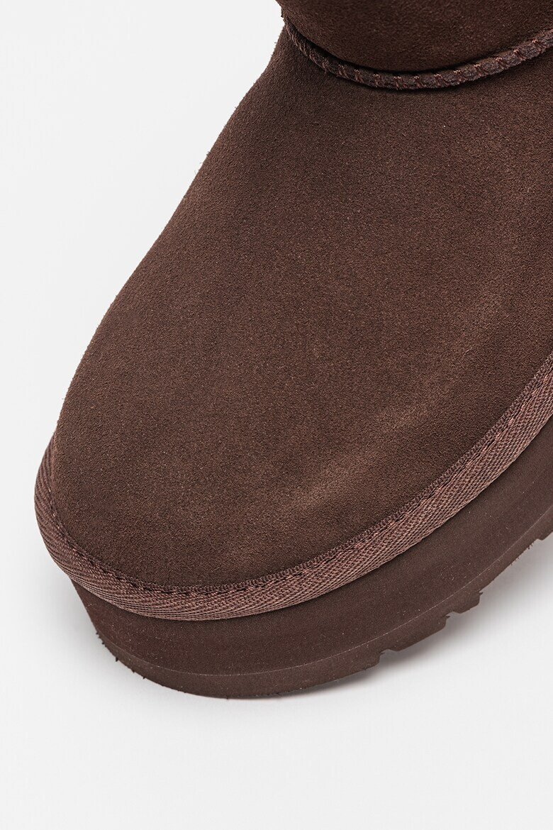 UGG Ghete de piele intoarsa fara inchidere Classic Mini - Pled.ro