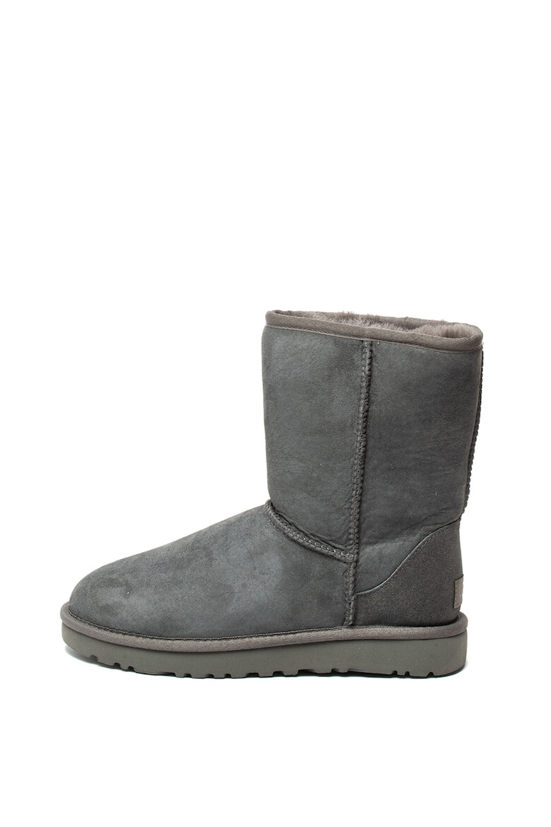 UGG Ghete de piele intoarsa fara inchidere Classic Short II - Pled.ro