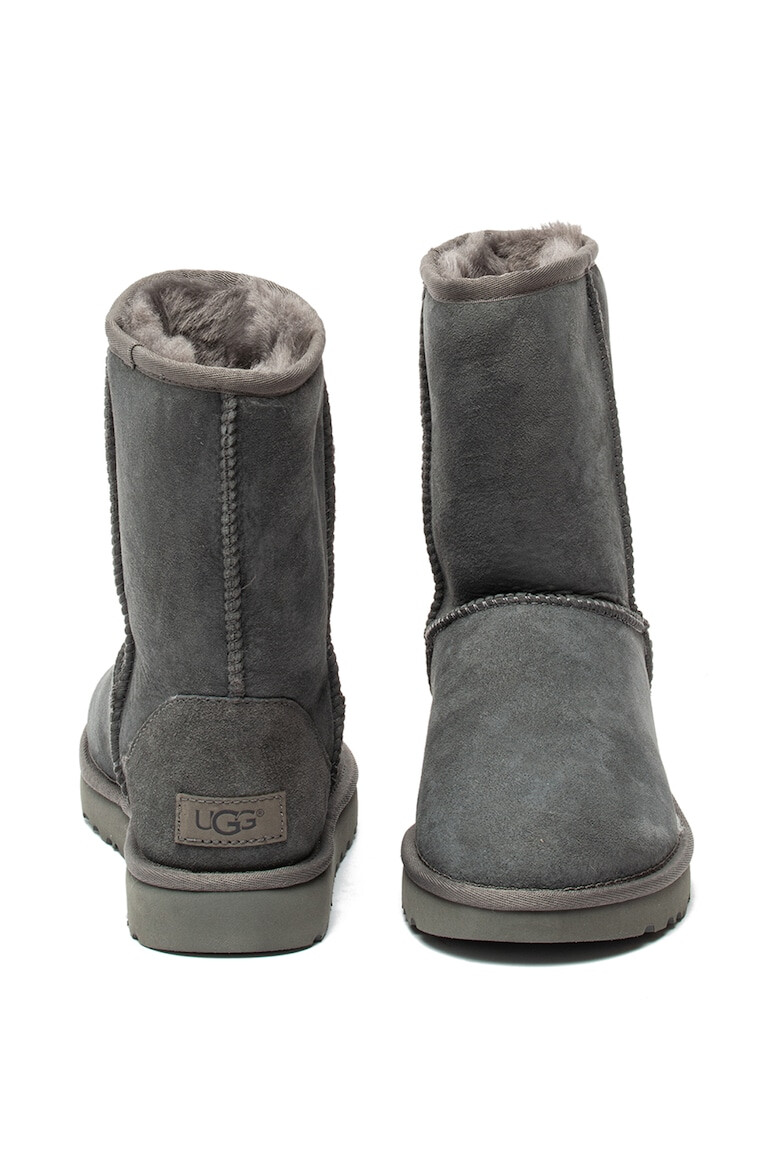 UGG Ghete de piele intoarsa fara inchidere Classic Short II - Pled.ro