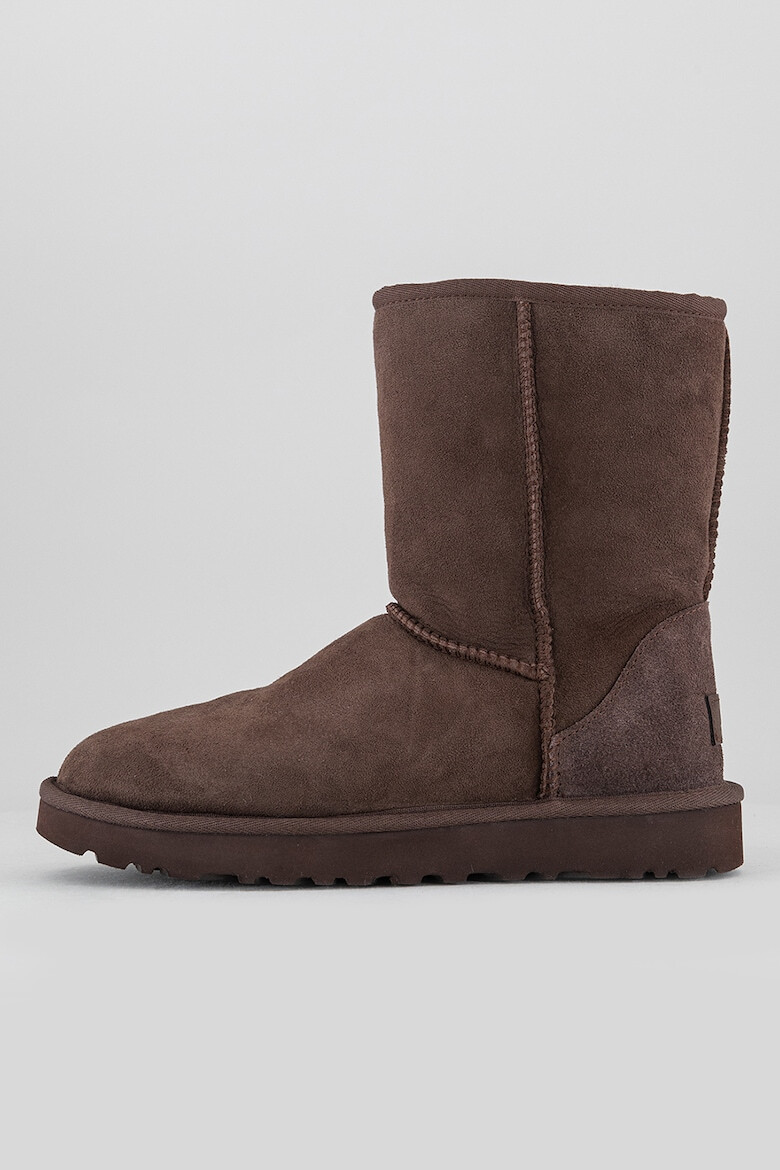 UGG Ghete de piele intoarsa fara inchidere Classic Short II - Pled.ro