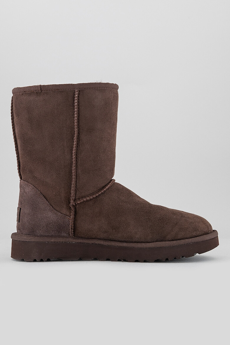 UGG Ghete de piele intoarsa fara inchidere Classic Short II - Pled.ro