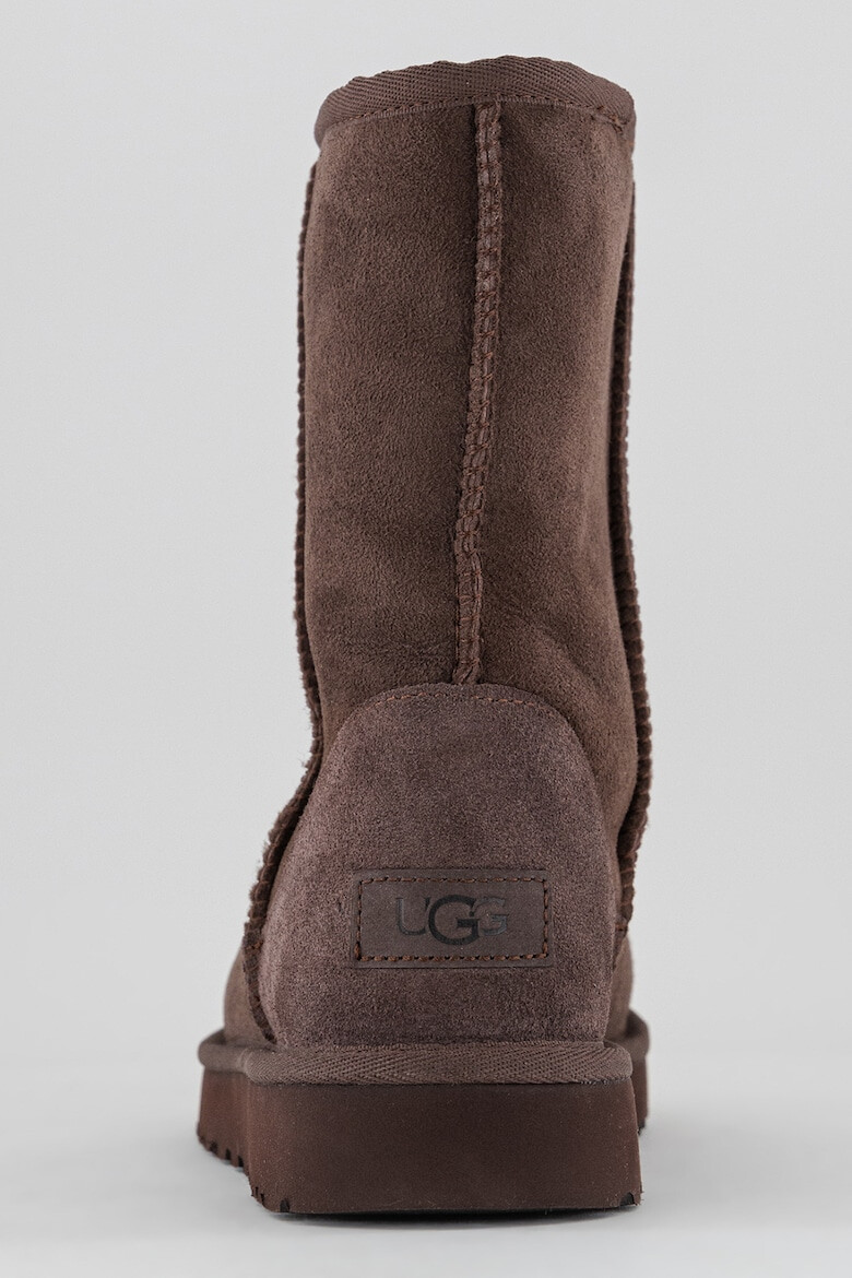 UGG Ghete de piele intoarsa fara inchidere Classic Short II - Pled.ro