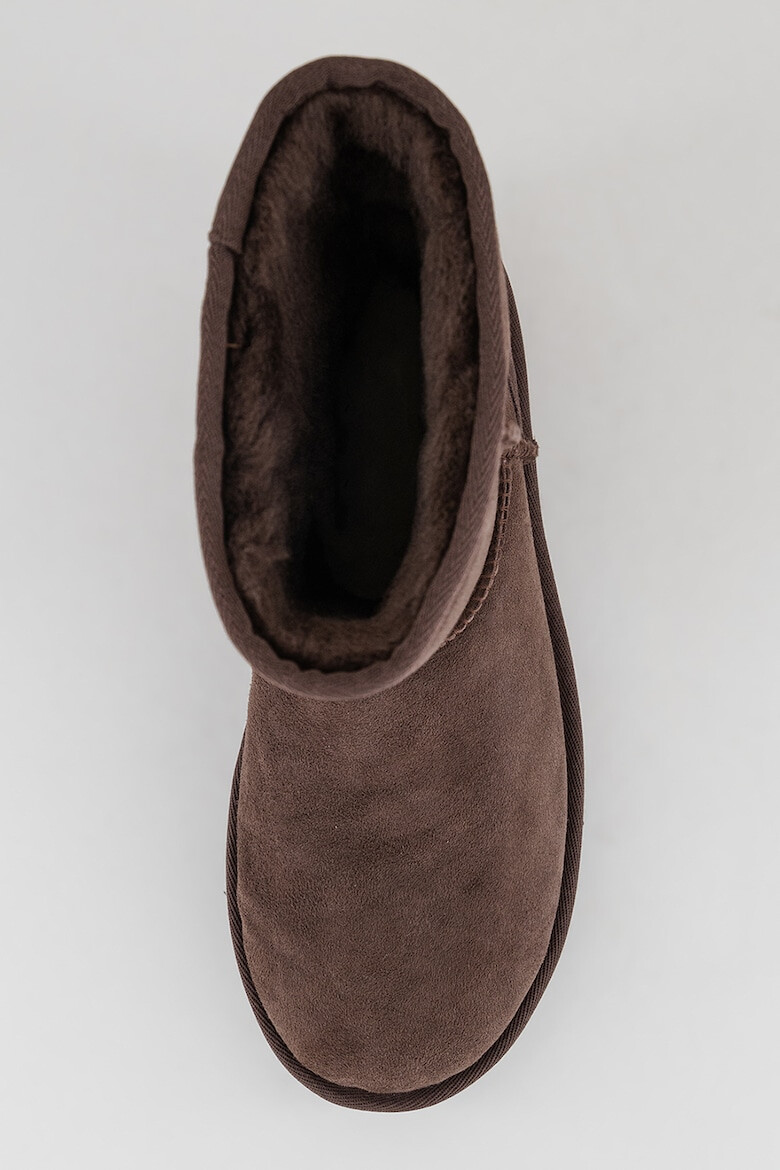 UGG Ghete de piele intoarsa fara inchidere Classic Short II - Pled.ro