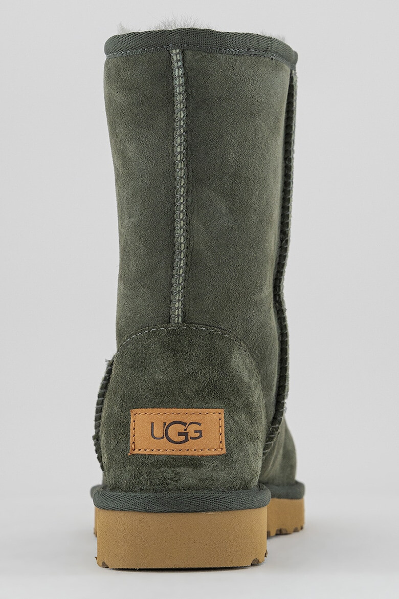 UGG Ghete de piele intoarsa fara inchidere Classic Short II - Pled.ro