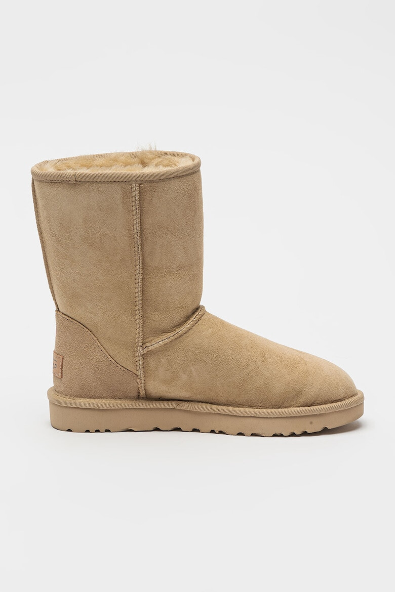 UGG Ghete de piele intoarsa fara inchidere Classic Short II - Pled.ro