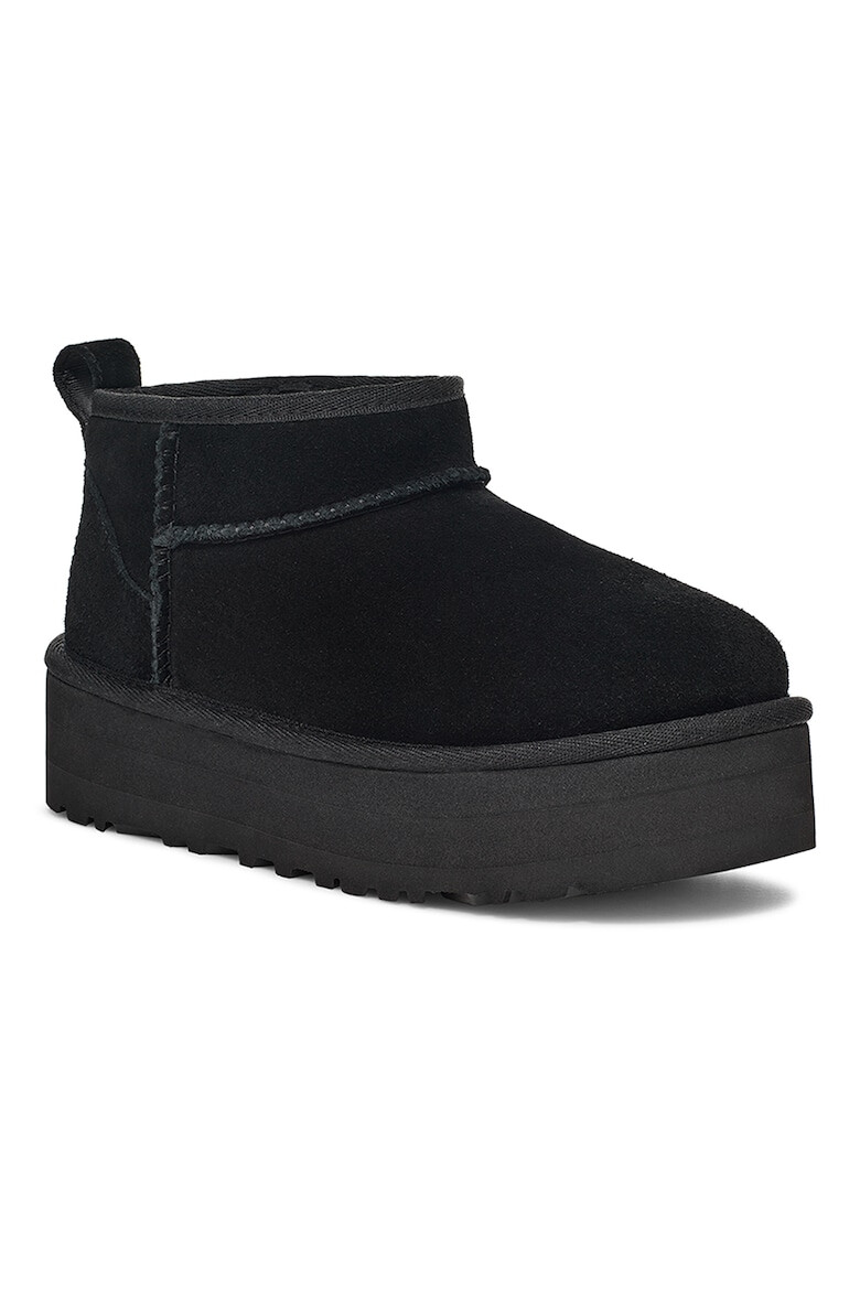 UGG Ghete de piele intoarsa fara inchidere Classic Ultra - Pled.ro