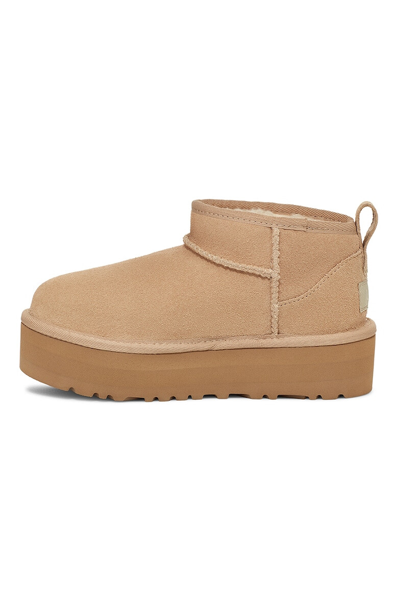 UGG Ghete de piele intoarsa fara inchidere Classic Ultra - Pled.ro