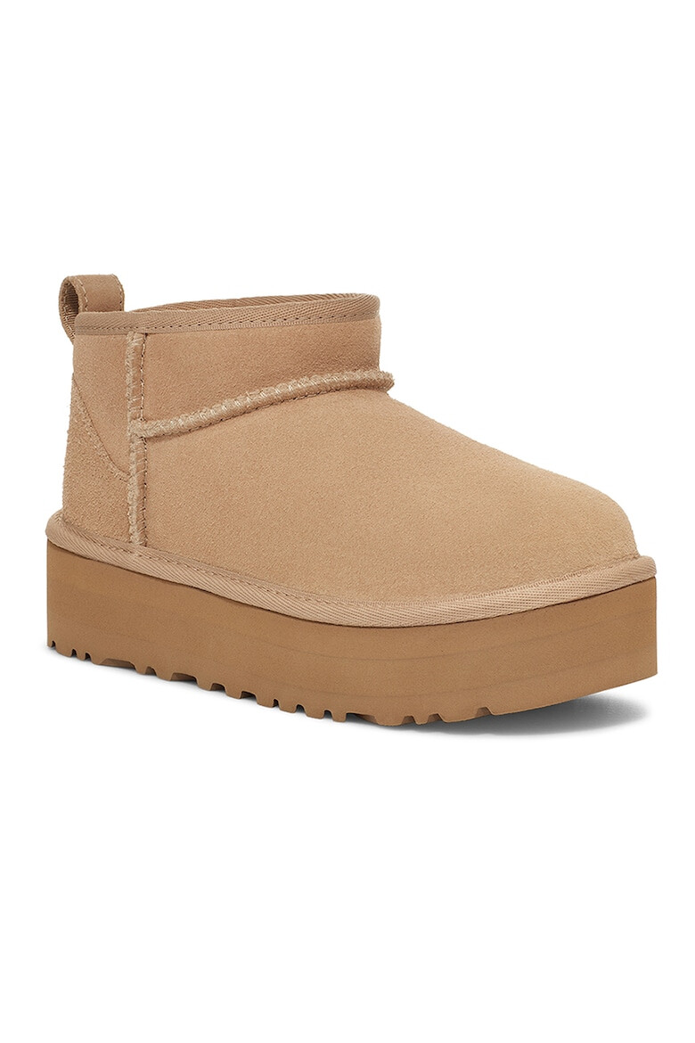 UGG Ghete de piele intoarsa fara inchidere Classic Ultra - Pled.ro