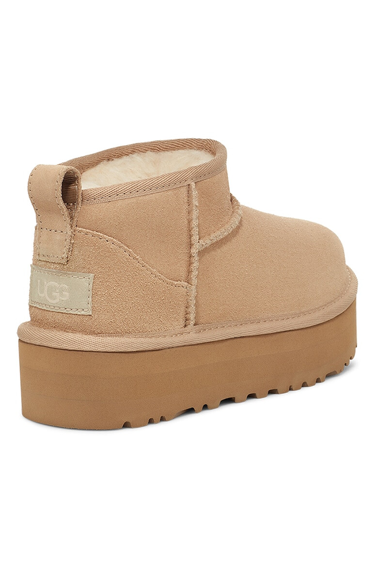 UGG Ghete de piele intoarsa fara inchidere Classic Ultra - Pled.ro