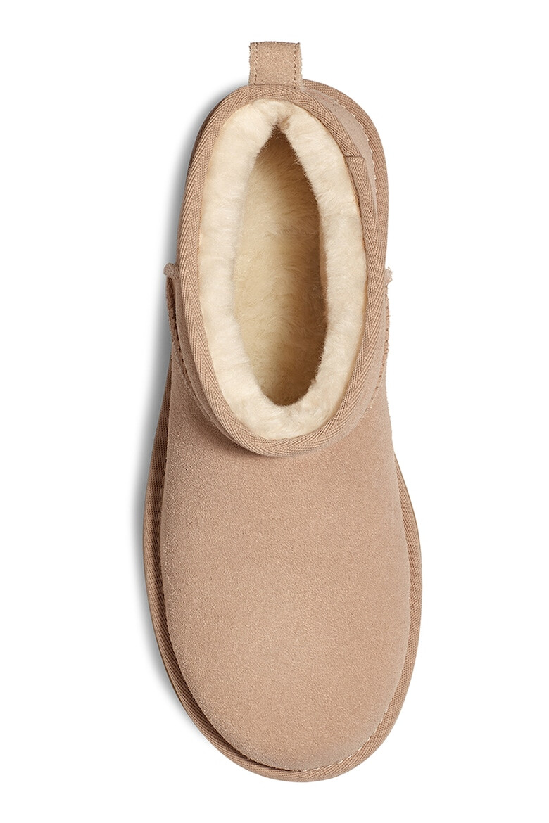 UGG Ghete de piele intoarsa fara inchidere Classic Ultra Mini - Pled.ro