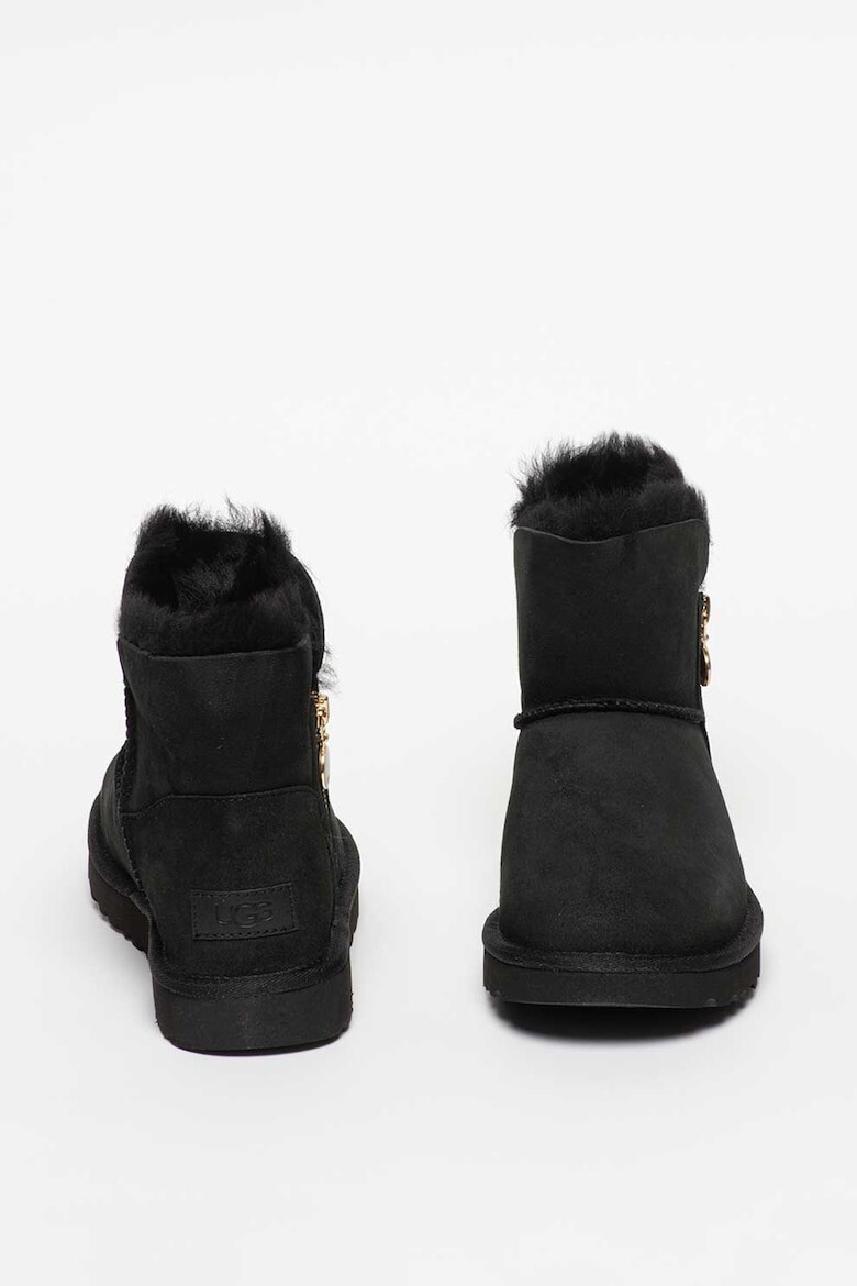 UGG Ghete din piele intoarsa fara inchidere Bailey Zip - Pled.ro