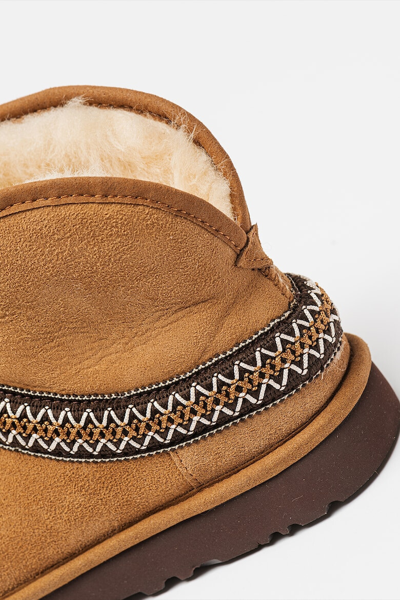 UGG Ghete din piele intoarsa fara inchidere Classic Mini Crescent - Pled.ro