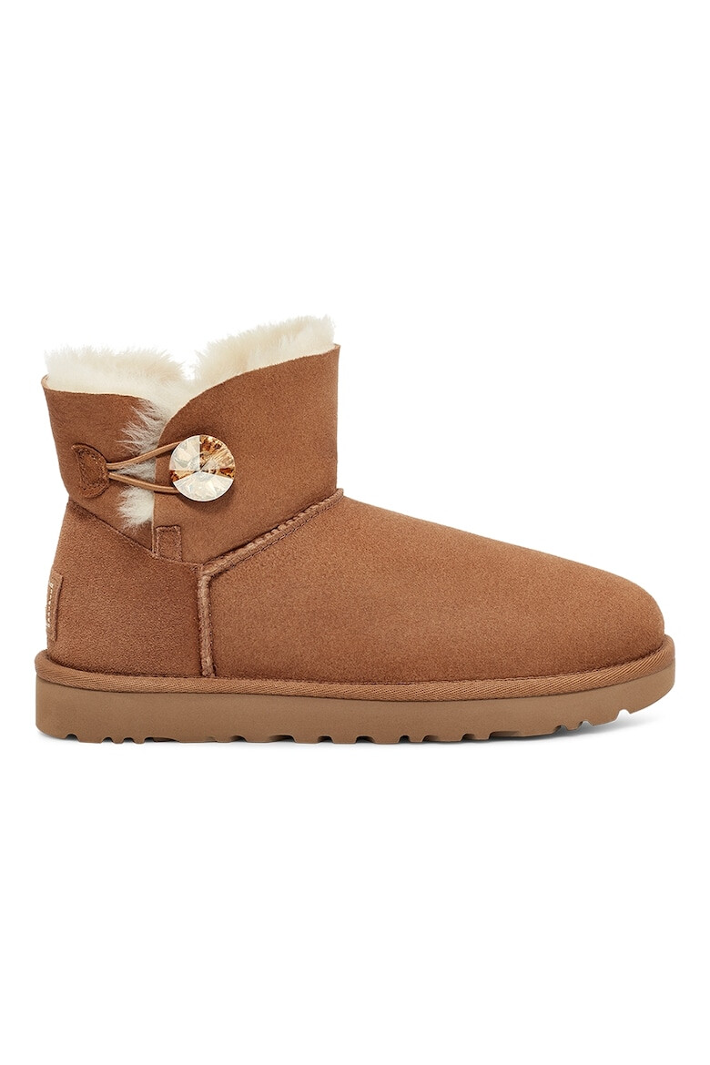 UGG Ghete din piele intoarsa fara inchidere Mini Bailey - Pled.ro