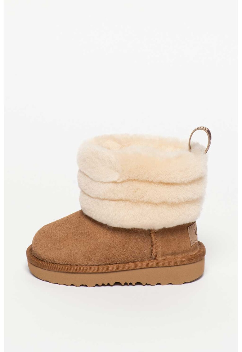 UGG Ghete fara inchidere din piele intoarsa Fluff Mini - Pled.ro