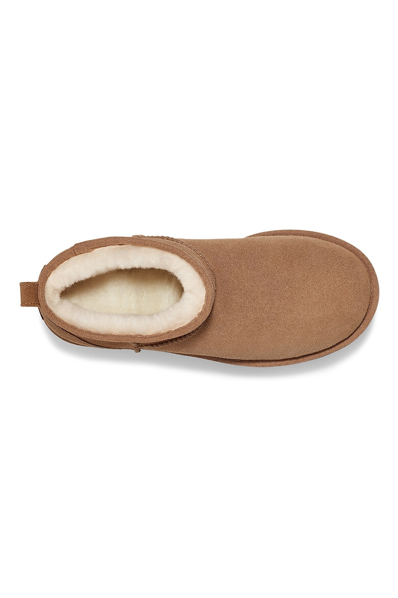 UGG Ghete de piele intoarsa fara inchidere Classic Ultra Mini - Pled.ro