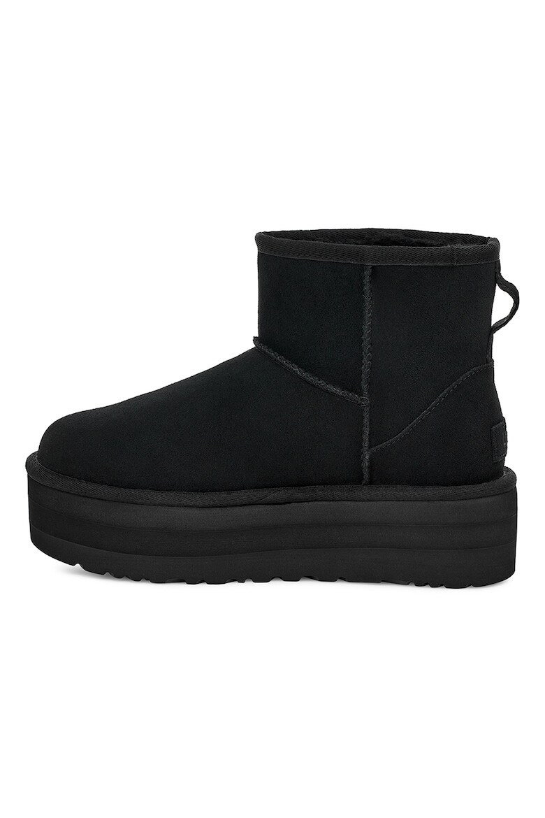 UGG Ghete flatform rezistente la apa din piele intoarsa Classic Mini - Pled.ro