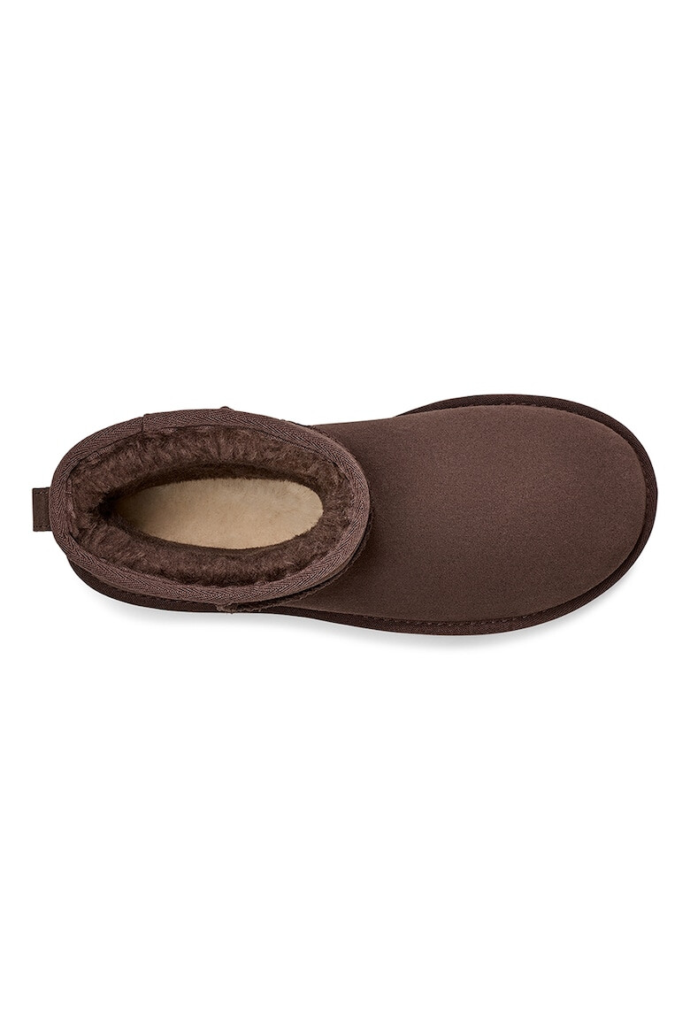 UGG Ghete flatform rezistente la apa din piele intoarsa Classic Mini - Pled.ro