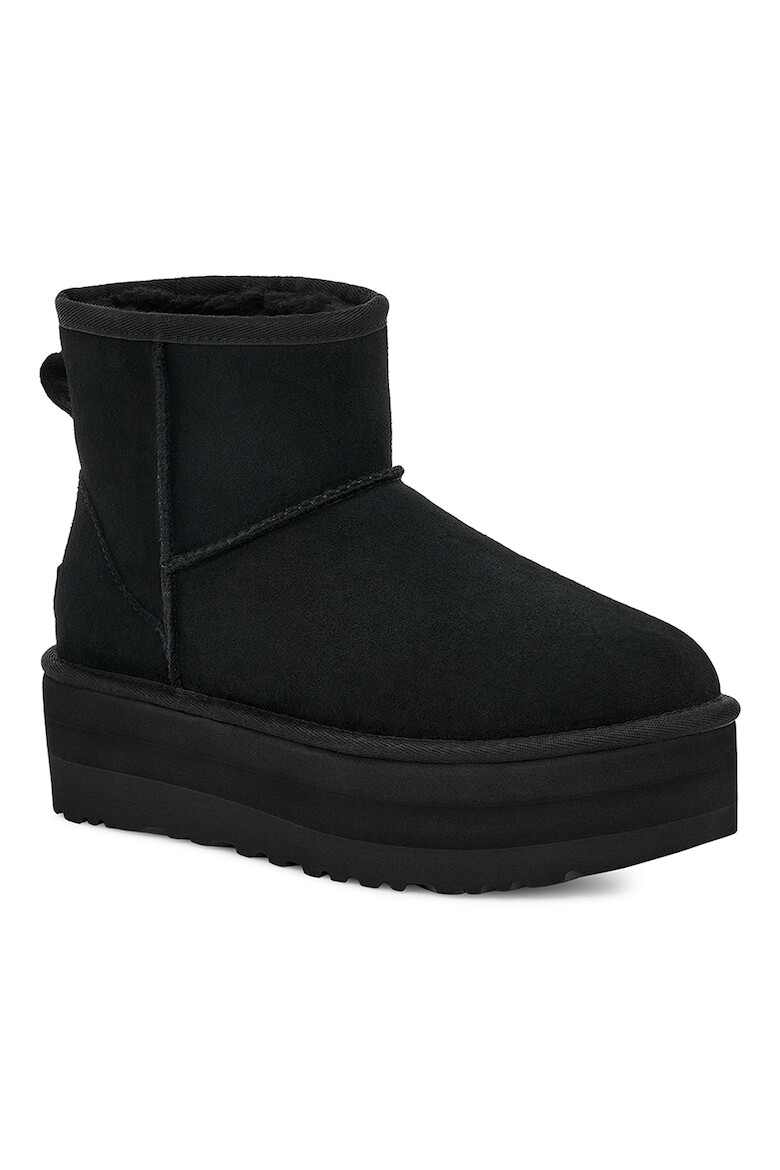 UGG Ghete flatform rezistente la apa din piele intoarsa Classic Mini - Pled.ro