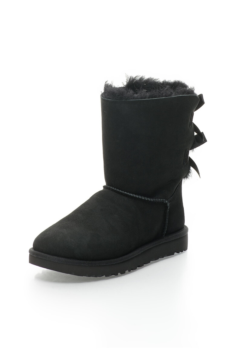 UGG Ghete negre din piele intoarsa fara inchidere Bailey - Pled.ro