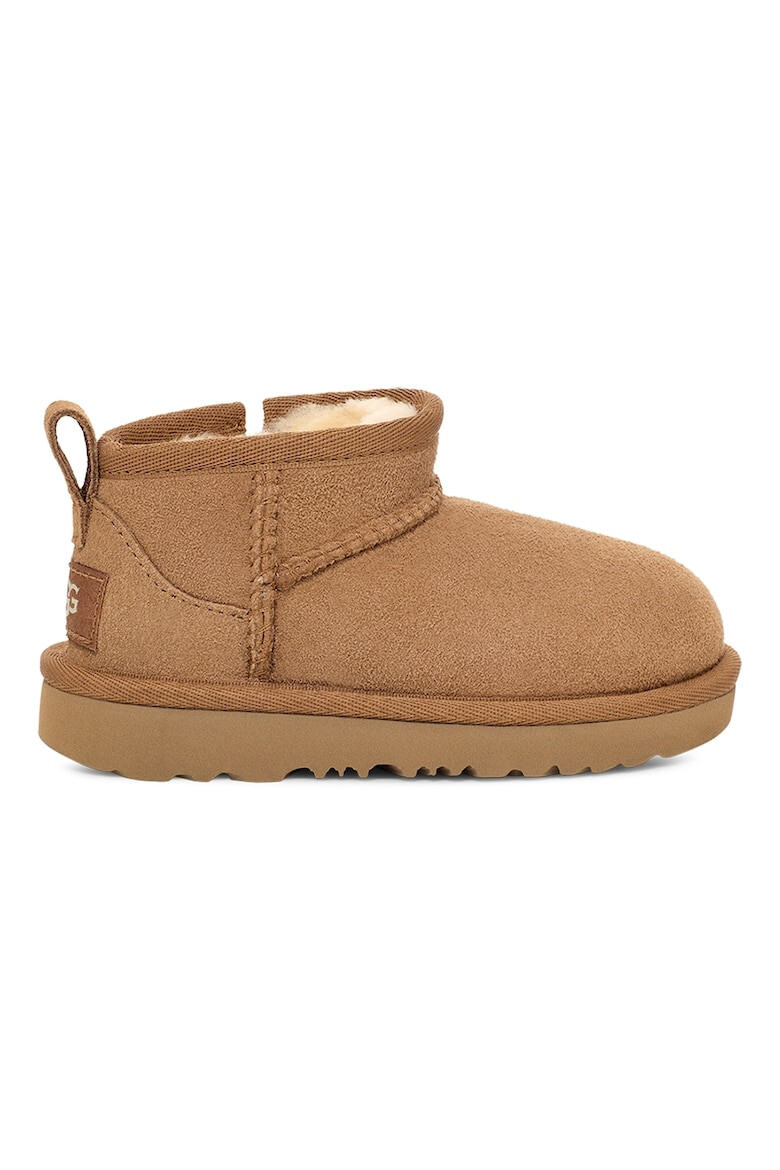 UGG Ghete rezistente la apa din piele intoarsa Classic Ultra Mini - Pled.ro