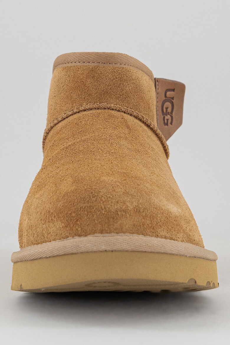 UGG Ghete slip-on de piele intoarsa Classic Ultra Mini - Pled.ro