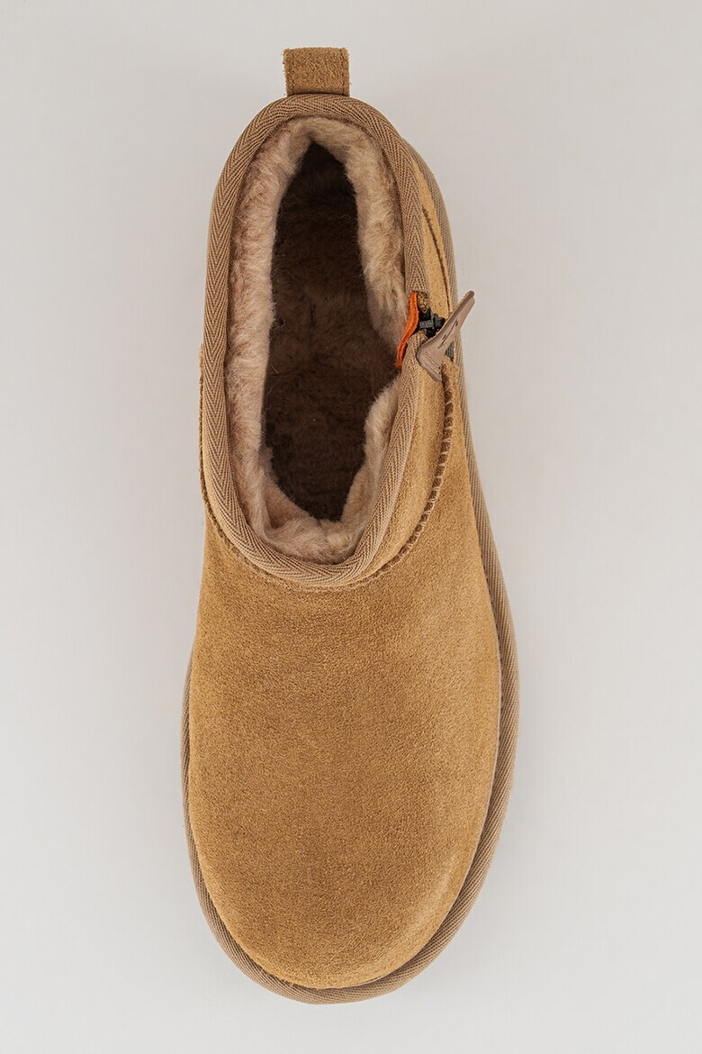 UGG Ghete slip-on de piele intoarsa Classic Ultra Mini - Pled.ro