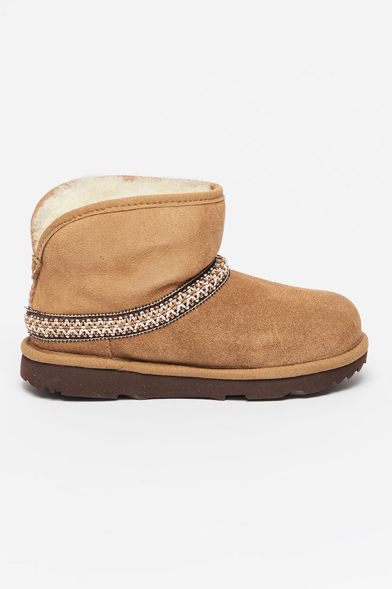 UGG Ghete slip-on de piele intoarsa Mini Crescent - Pled.ro