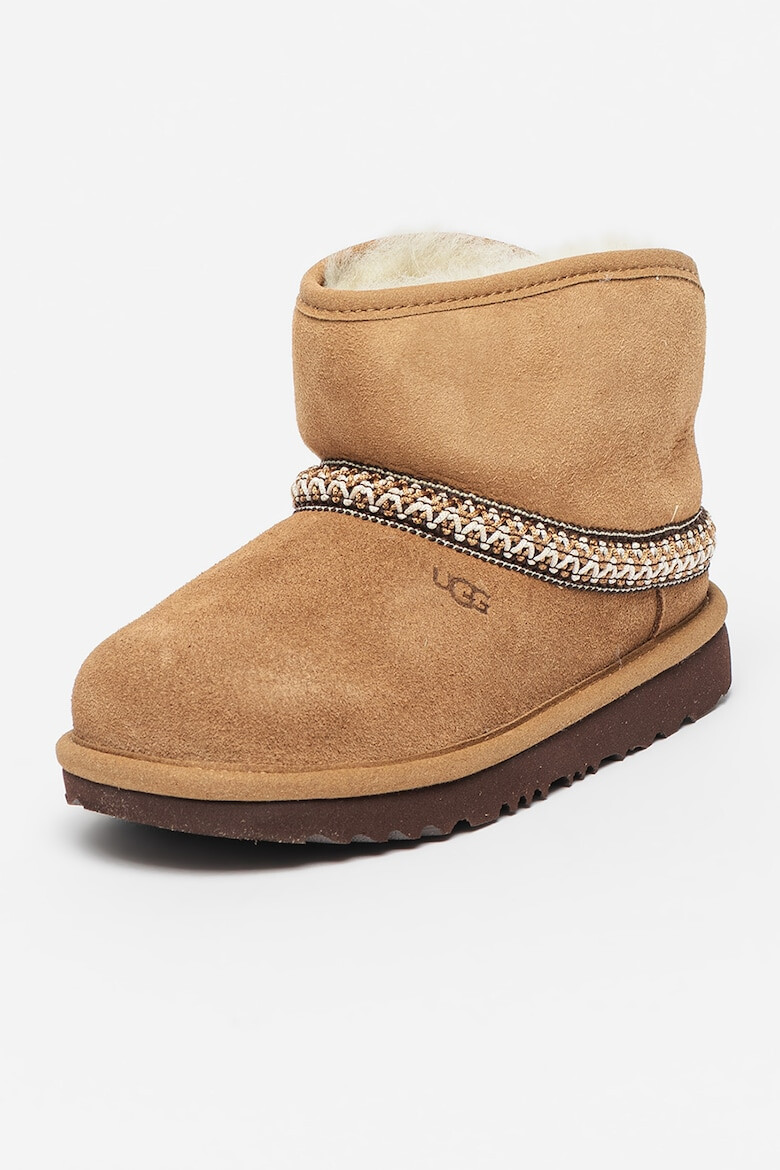 UGG Ghete slip-on de piele intoarsa Mini Crescent - Pled.ro