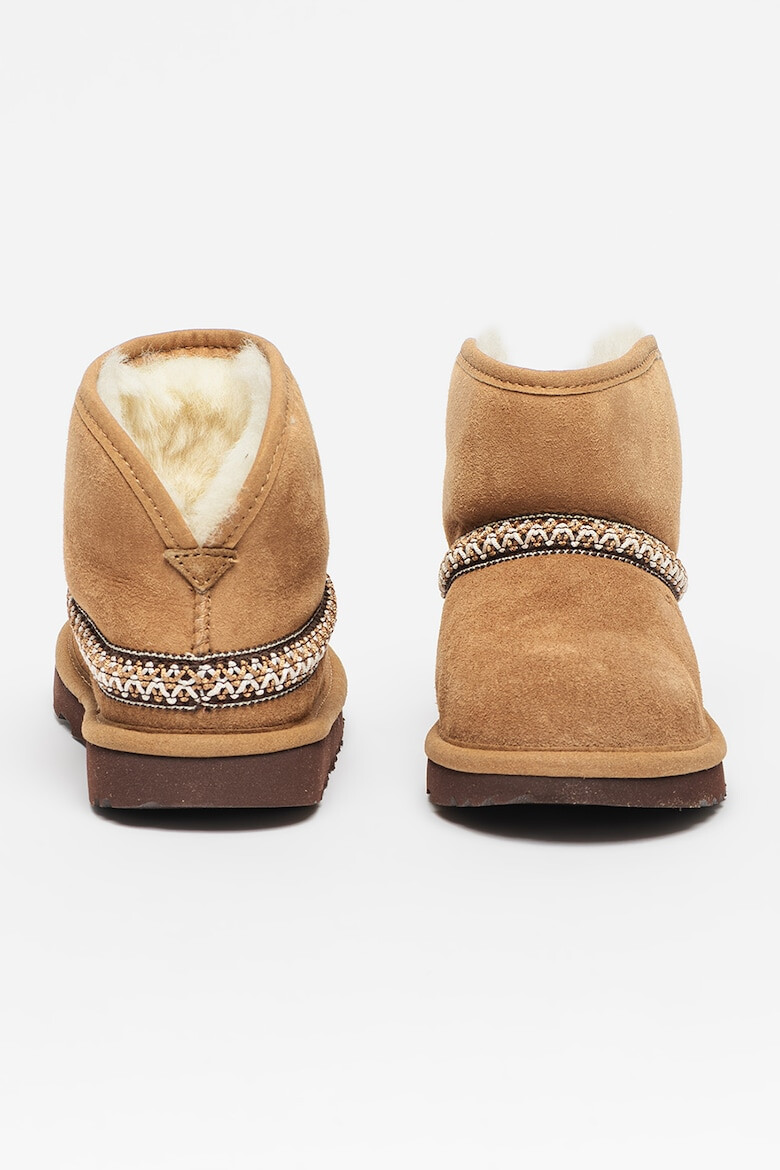 UGG Ghete slip-on de piele intoarsa Mini Crescent - Pled.ro