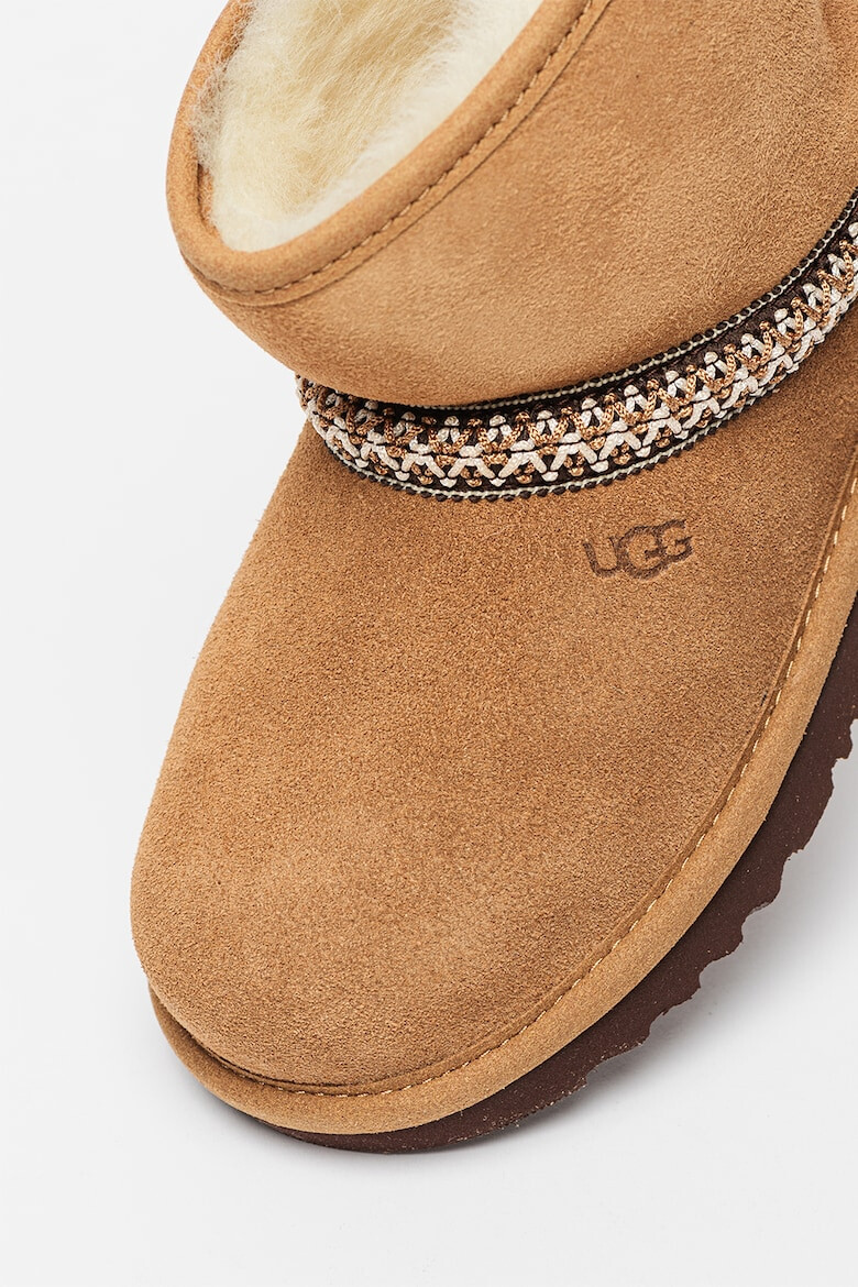 UGG Ghete slip-on de piele intoarsa Mini Crescent - Pled.ro