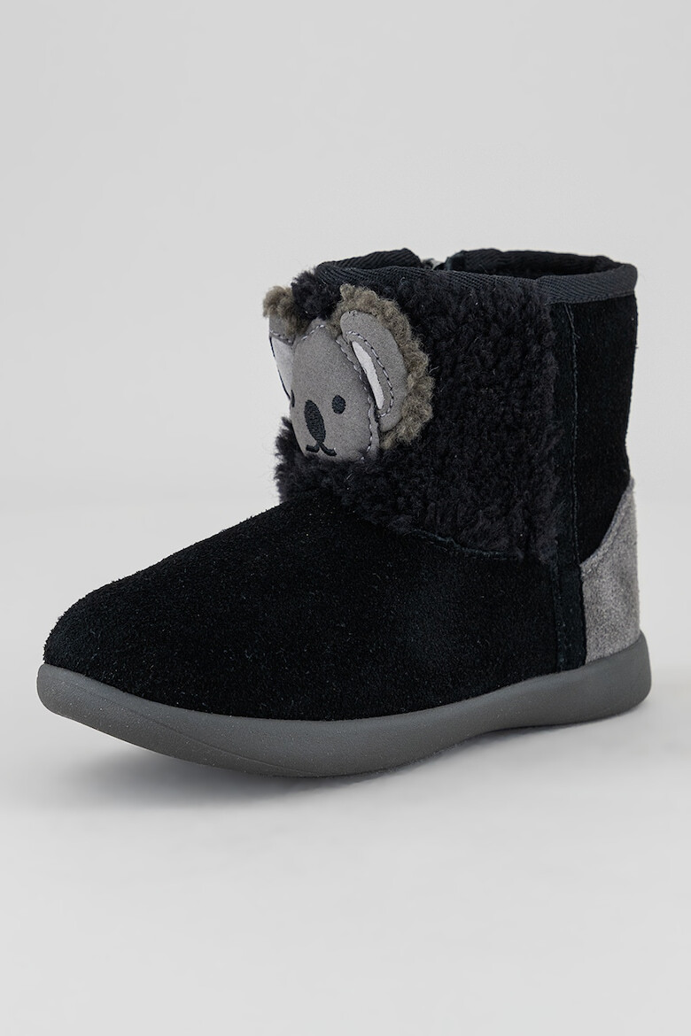 UGG Ghete slip-on de piele intoarsa si blana sintetica - Pled.ro