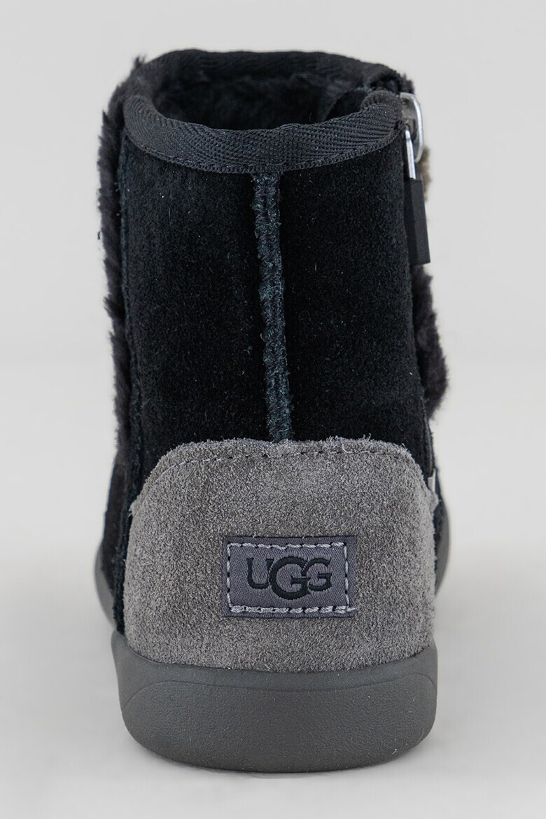 UGG Ghete slip-on de piele intoarsa si blana sintetica - Pled.ro