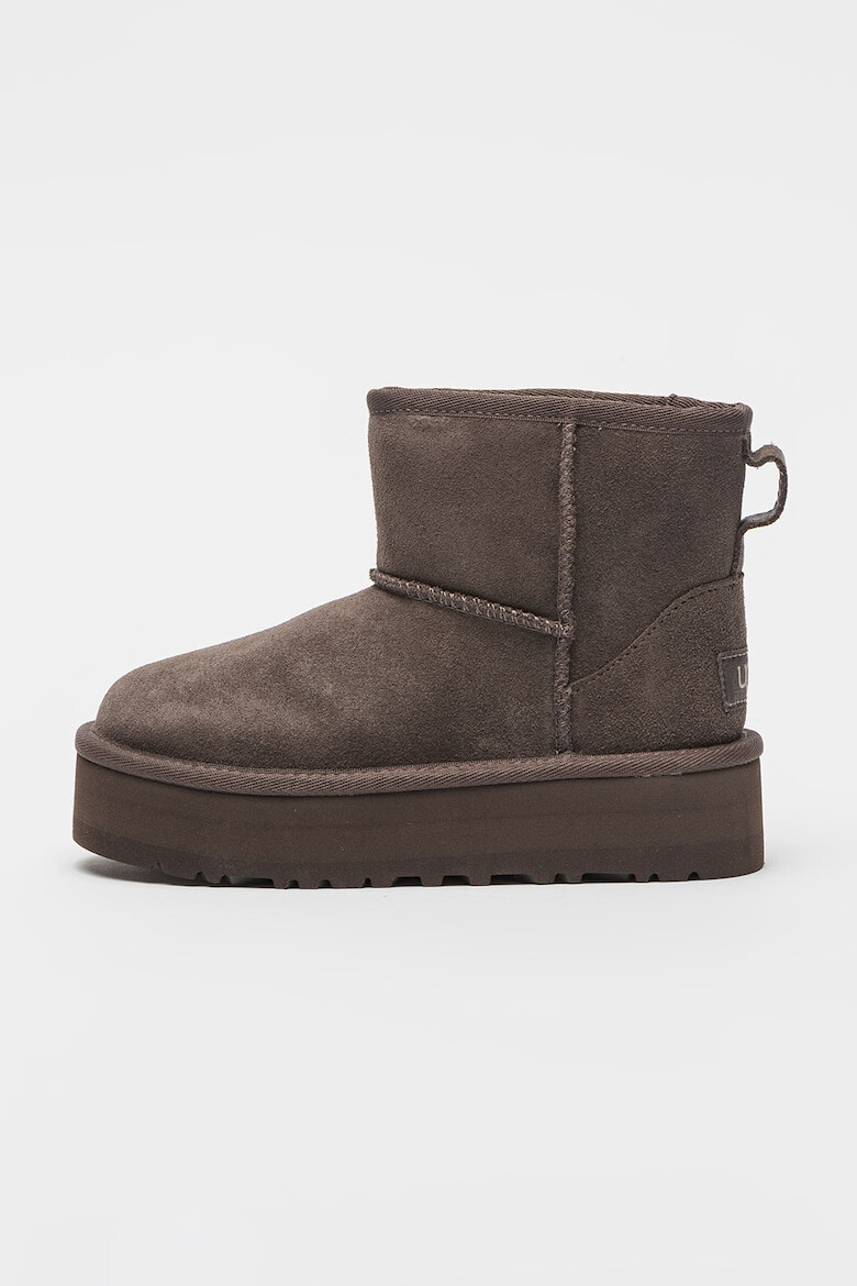 UGG Ghete slip-on din piele intoarsa Classic Mini - Pled.ro