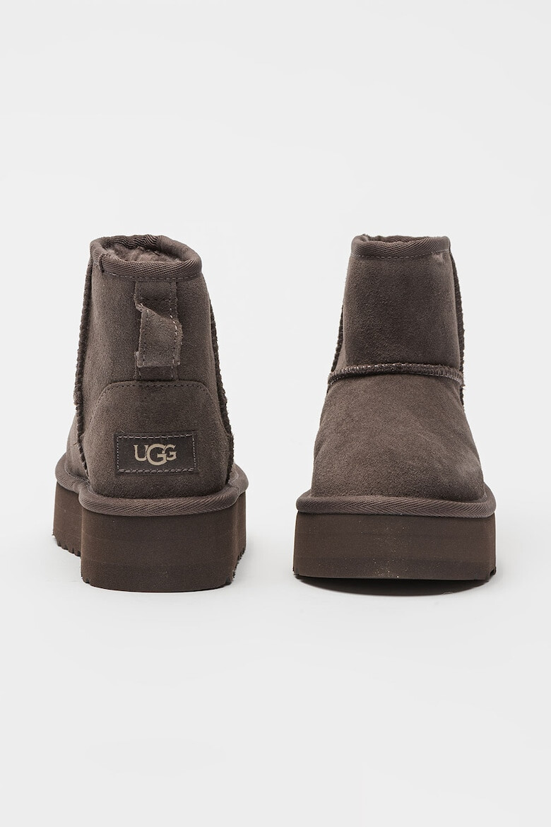 UGG Ghete slip-on din piele intoarsa Classic Mini - Pled.ro