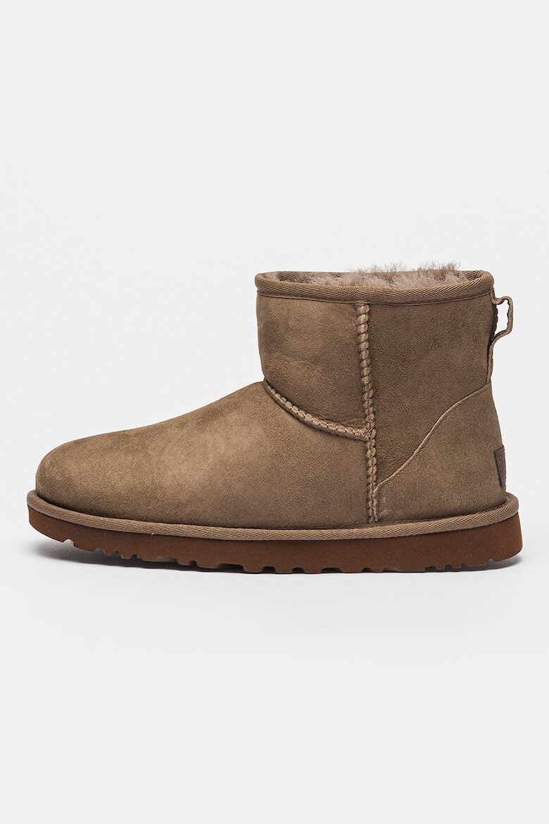 UGG Ghete slip-on rezistente la apa din piele intoarsa Classic Mini II - Pled.ro