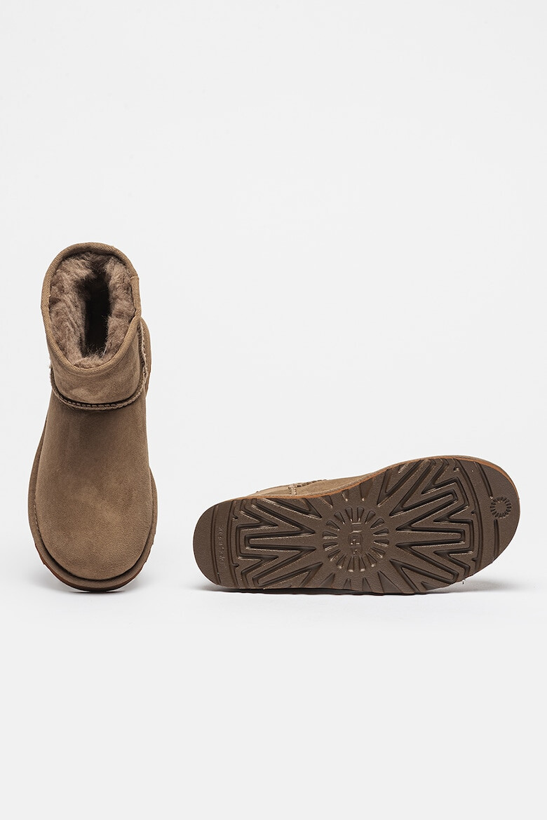 UGG Ghete slip-on rezistente la apa din piele intoarsa Classic Mini II - Pled.ro