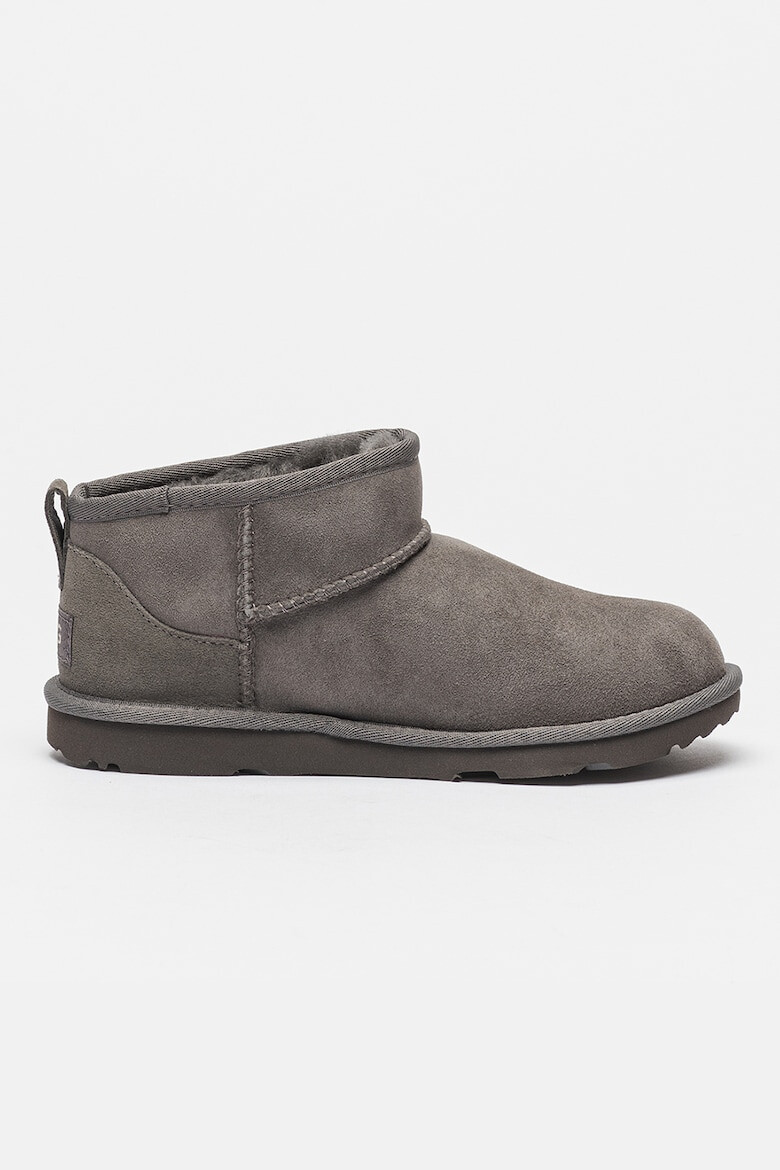 UGG Ghete slip-on rezistente la apa din piele intoarsa Classic Ultra Mini - Pled.ro