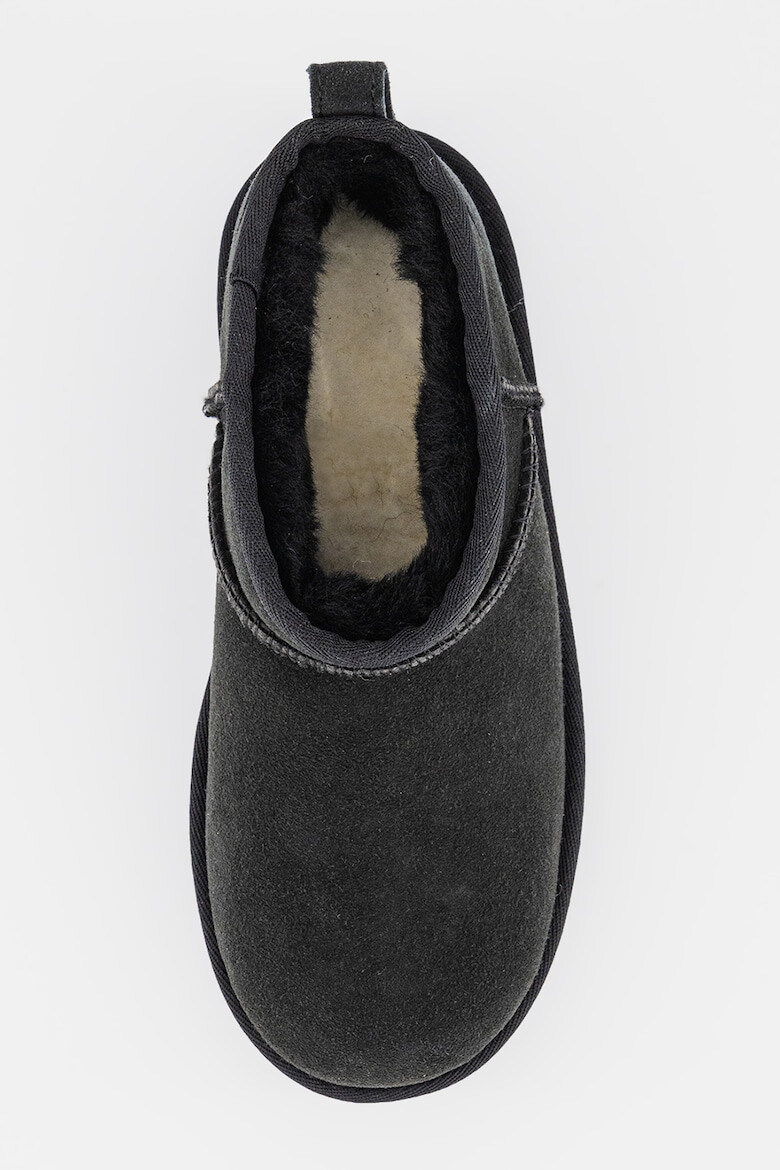 UGG Ghete slip-on rezistente la apa din piele intoarsa Classic Ultra Mini - Pled.ro