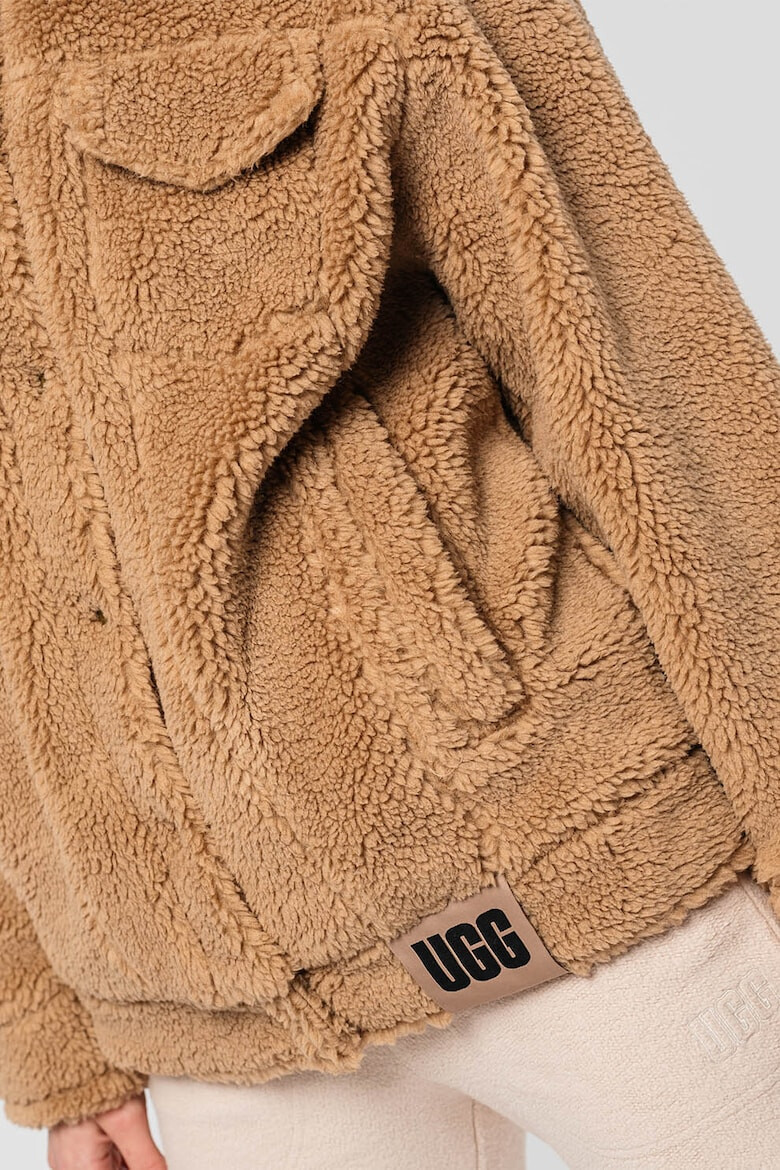 UGG Jacheta trucker din material teddy cu maneci cazute Frankie - Pled.ro