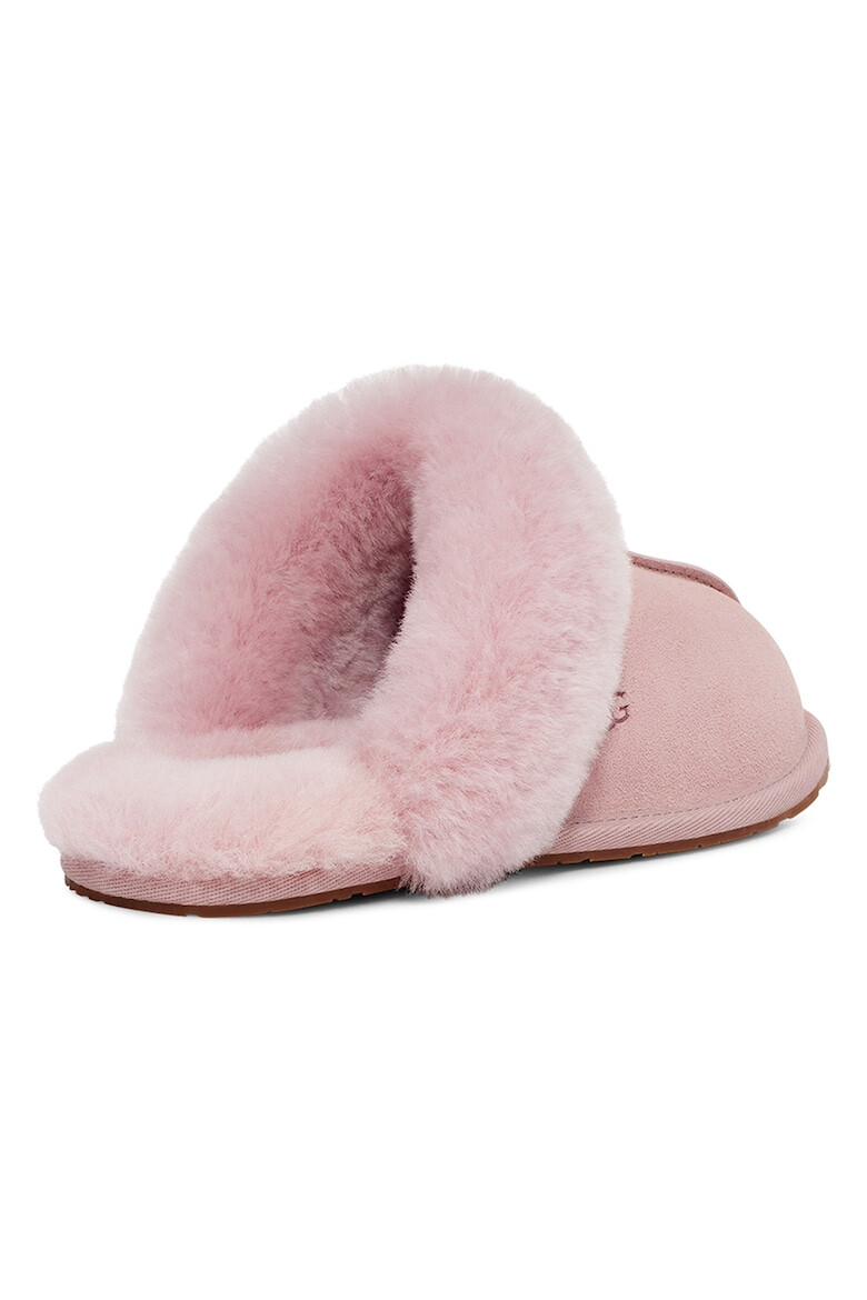 UGG Papuci de casa de piele intoarsa cu garnituri de piele de oaie Scuffette II - Pled.ro