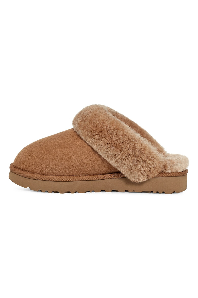 UGG Papuci de casa din piele intoarsa cu captuseala din blana shearling Classic - Pled.ro