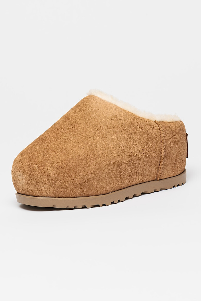 UGG Saboti din piele intoarsa cu talpa flatform Pumped - Pled.ro