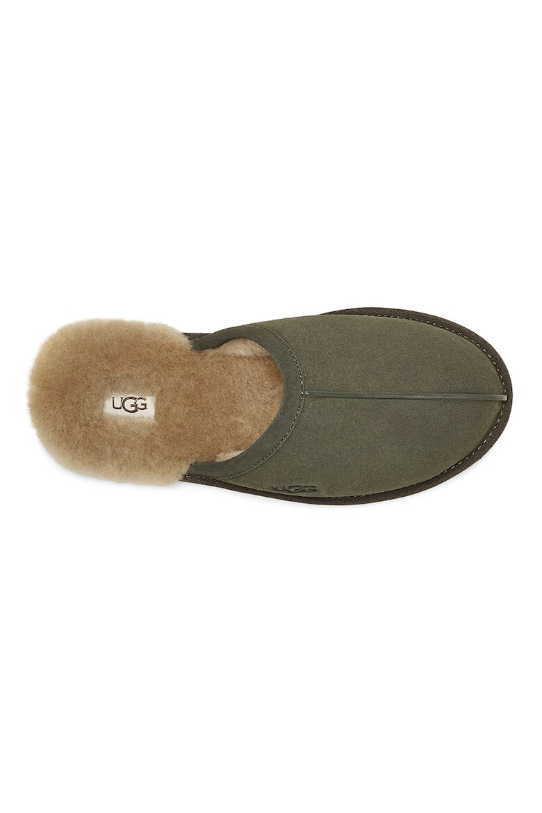 UGG Papuci de piele intoarsa cu captuseala de lana Scuff - Pled.ro