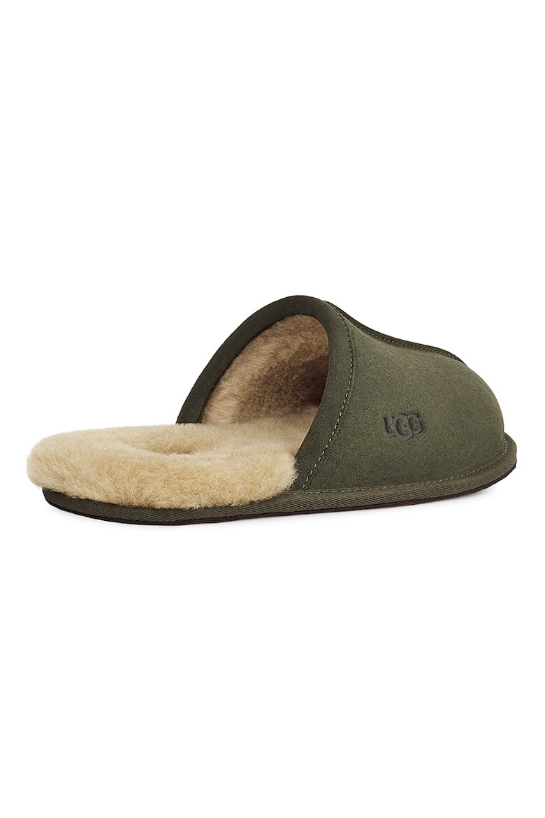 UGG Papuci de piele intoarsa cu captuseala de lana Scuff - Pled.ro