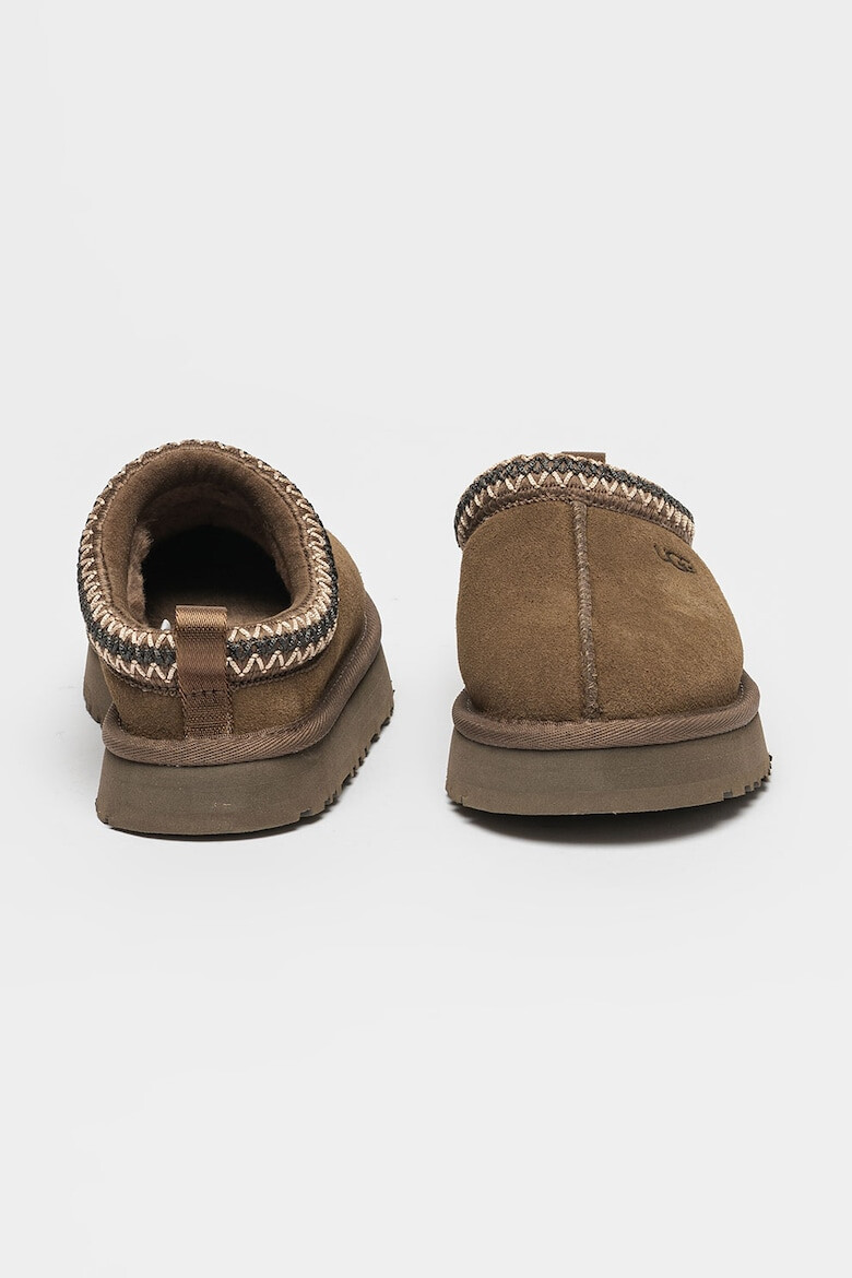 UGG Papuci de piele intoarsa cu detalii brodate Tazz - Pled.ro