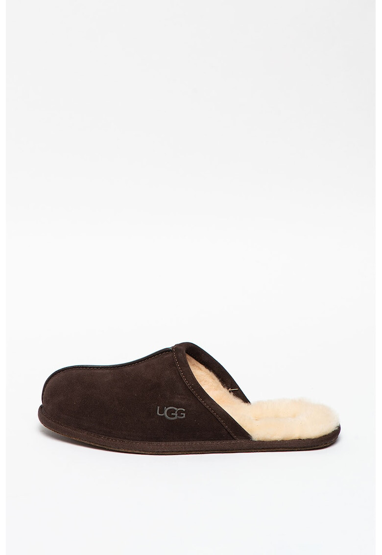 UGG Papuci de piele intoarsa Scuff - Pled.ro