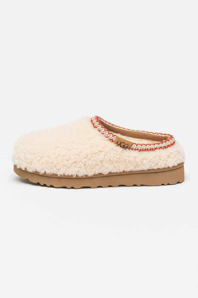 UGG Papuci din piele de oaie cu captuseala din amestec de lana Tasman Maxy Curly - Pled.ro