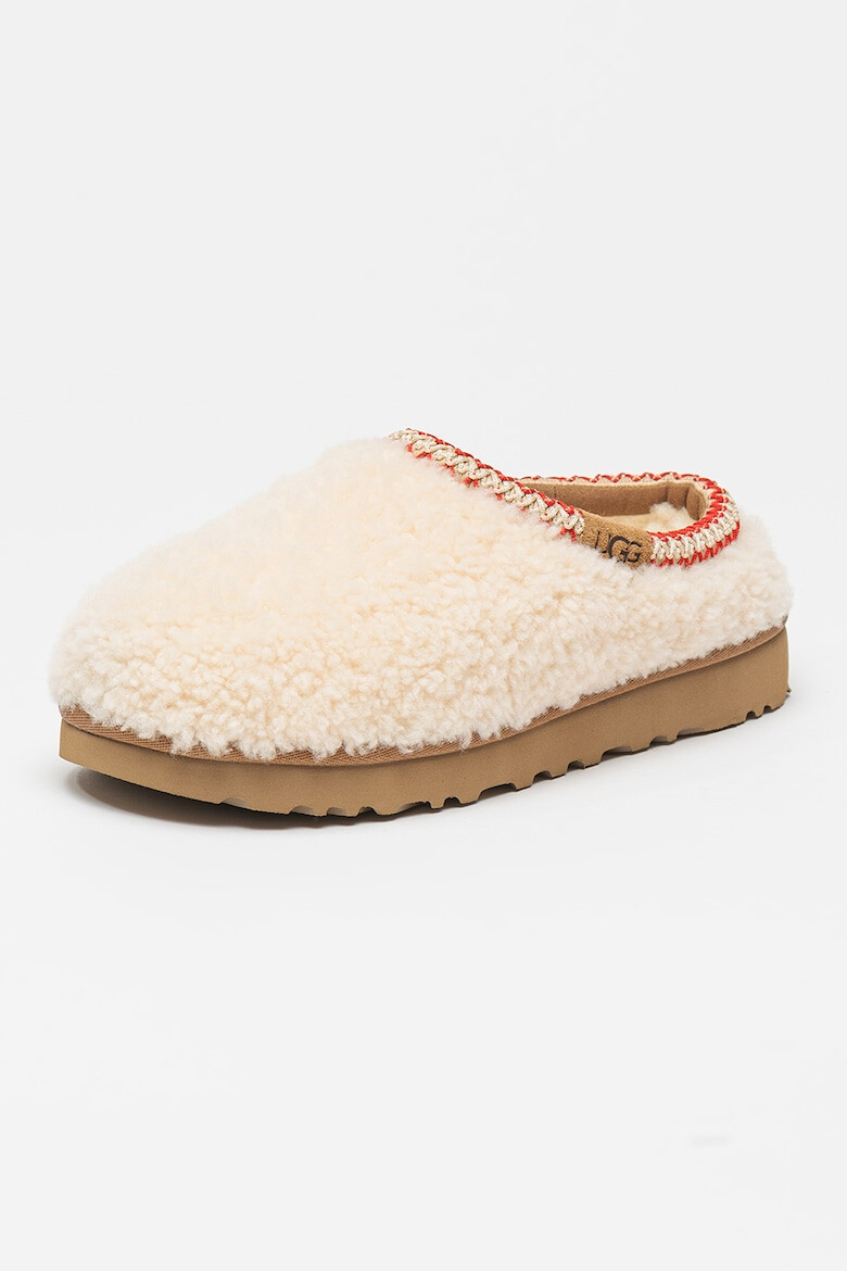 UGG Papuci din piele de oaie cu captuseala din amestec de lana Tasman Maxy Curly - Pled.ro