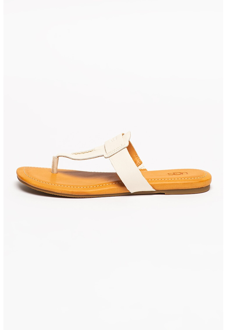 UGG Papuci flip-flop de piele Gaila - Pled.ro